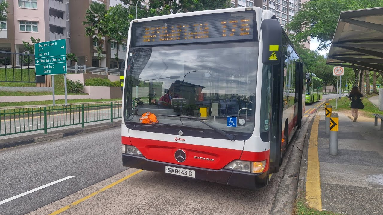 SMRT Bus Service 178 Mercedes-Benz O530 Citaro Batch SMRT SMB143G