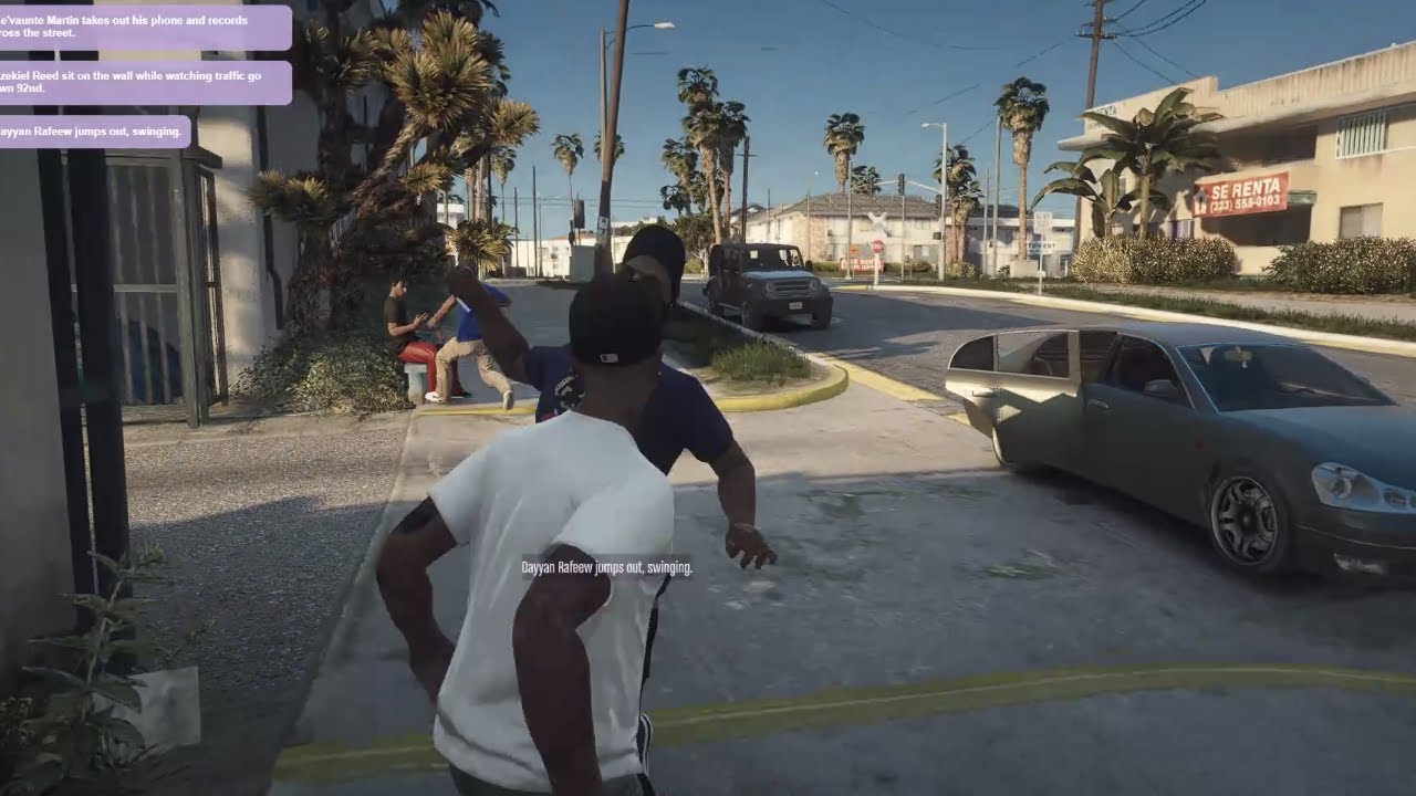 GTA RP | KE'VAUNTE (SCUM TK) GETS JUMPED BY HIS OPPS (COPS COME)