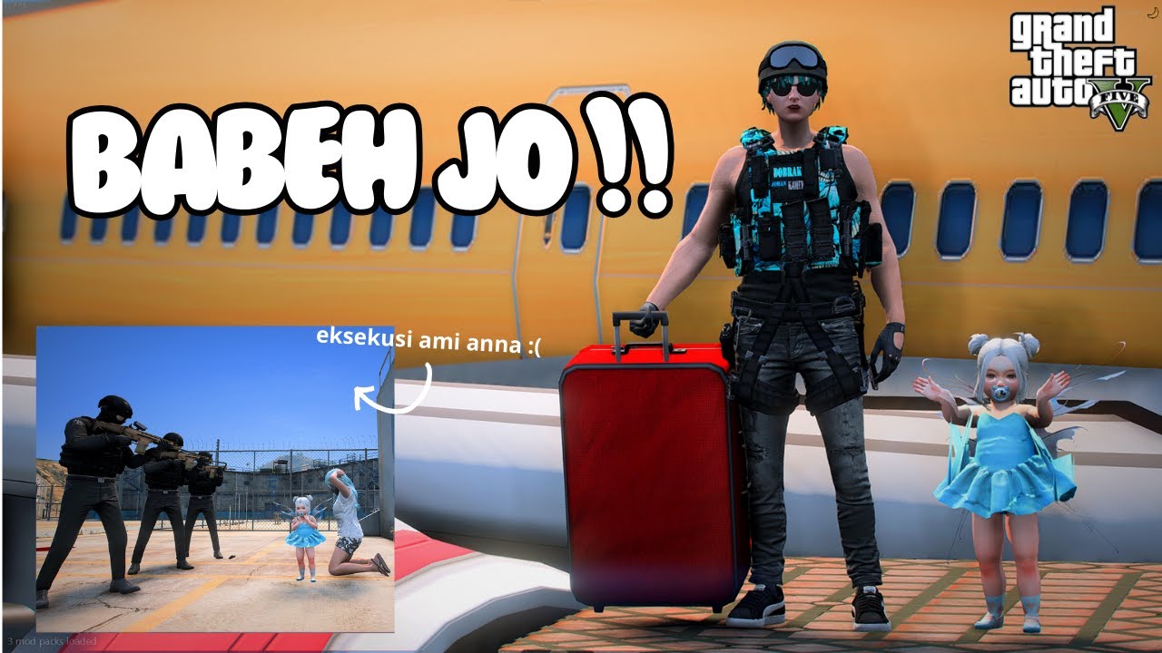 AKSI PENYELAMATAN AMI ANNA DAN MENINGGALKAN KOTA BERSAMA BABEH JO !! - GTA 5 ROLEPLAY