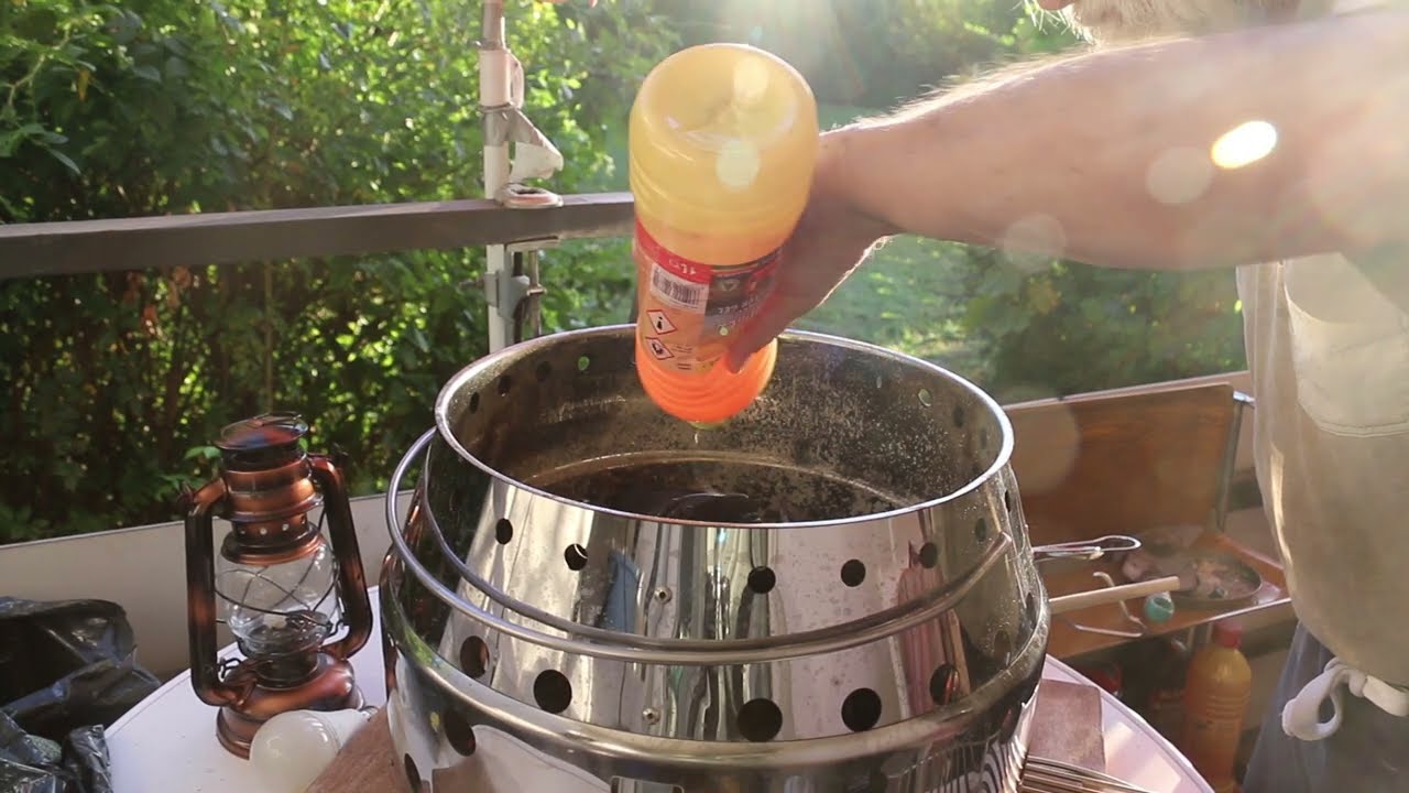Petromax Atago  Makrele grillen 1