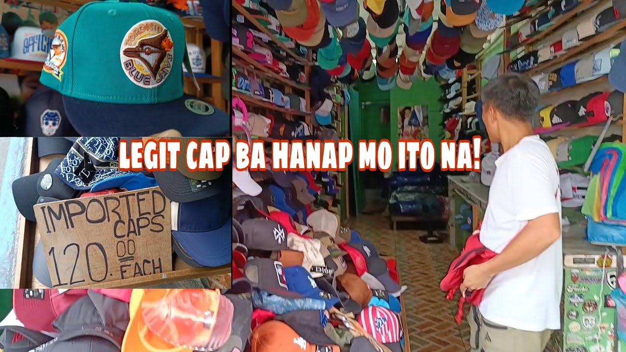 MURANG IMPORTED CAP SA QUIAPO WHOLESALE DIN PALA!