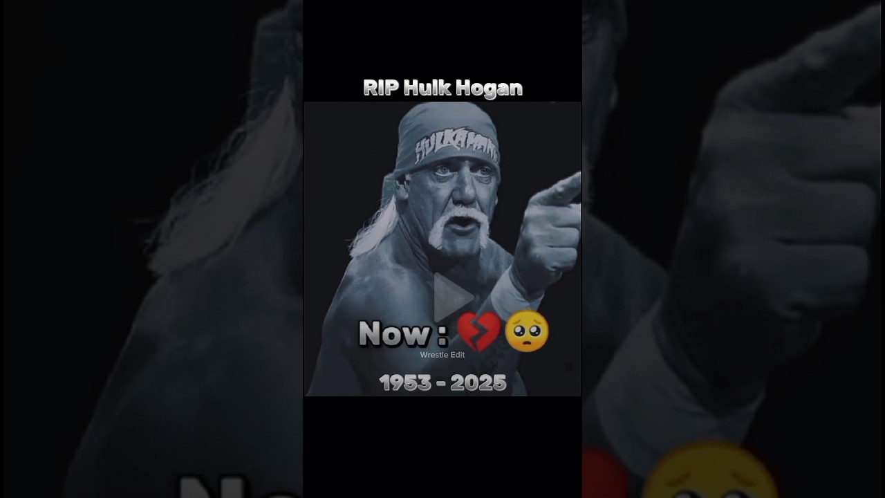 RIP HULK HOGAN 😭😭😭