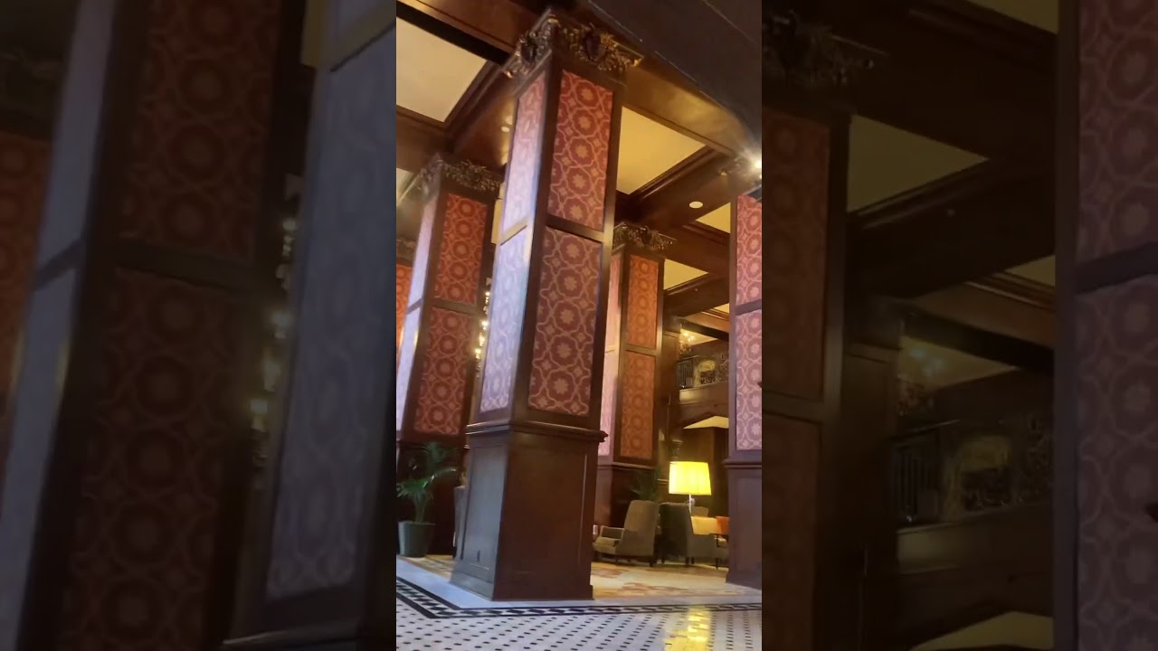 Skirvin hotel in Oklahoma City 👻 #haunted #hotel #travel #youtubeshorts