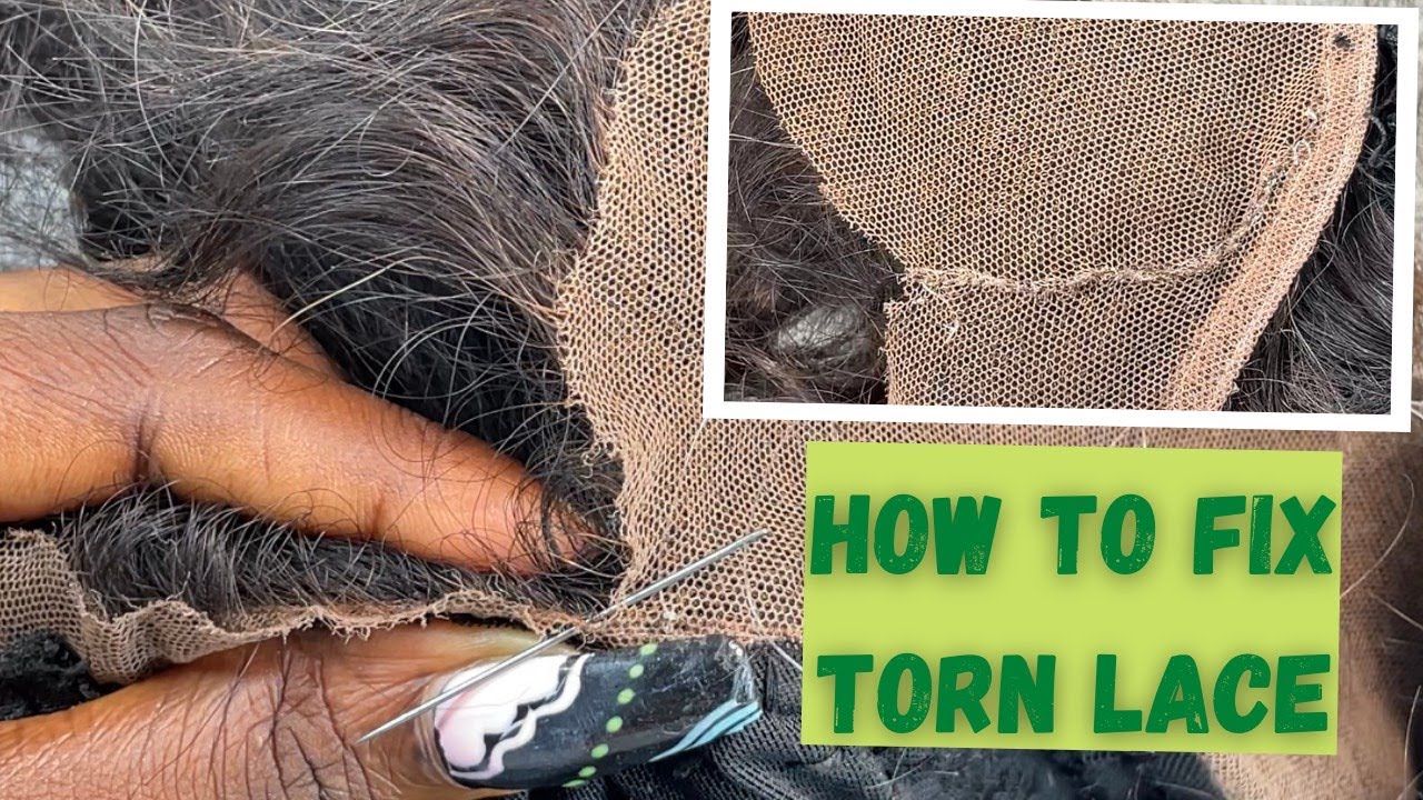 Revamp a Wig with Me PART 1 | How to Fix Torn Lace