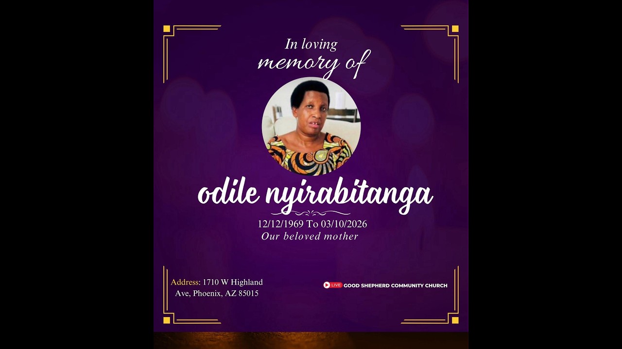 IN LOVING MEMORY OF ODILE NYIRABITANGA15/08/2026