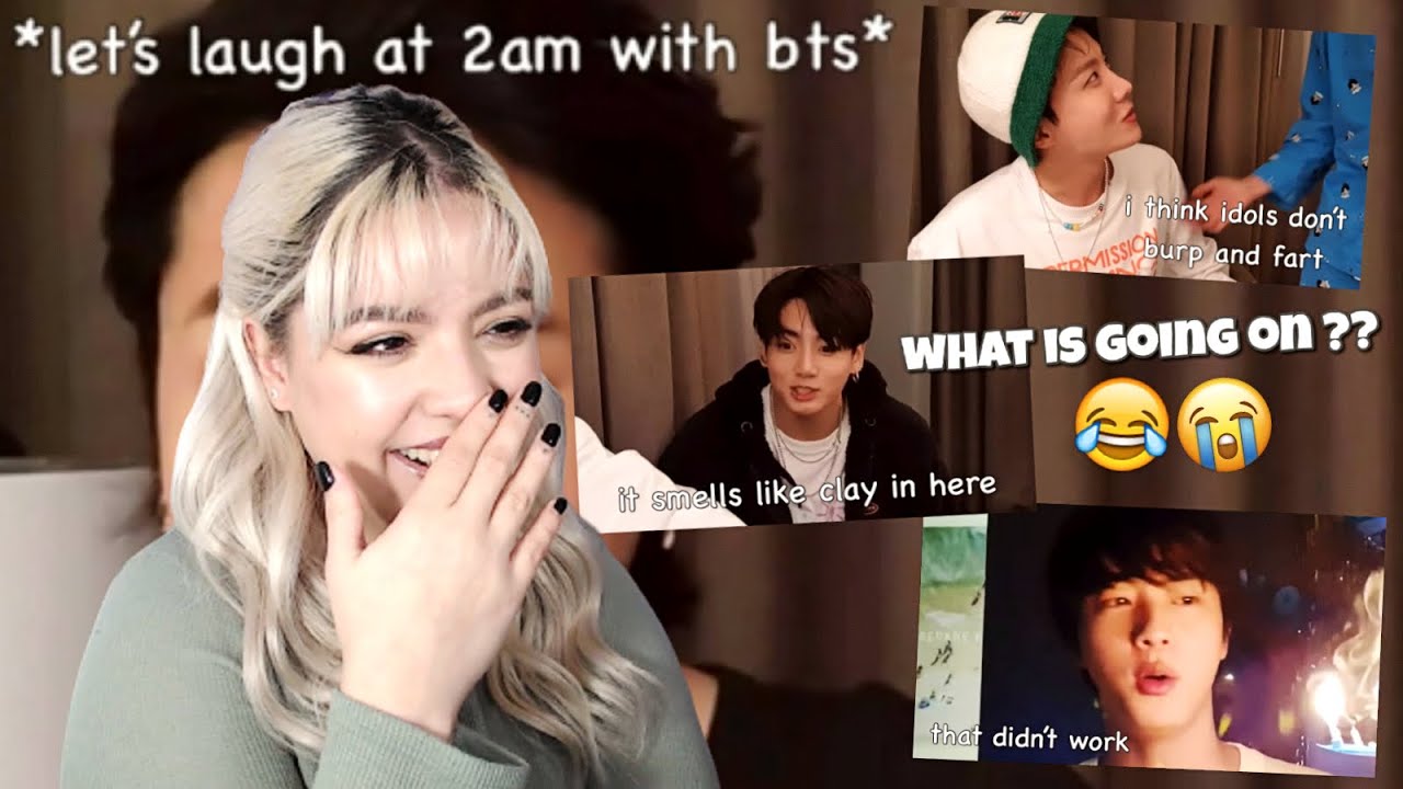 [REACTION] bts clips to watch at 2am (try not to laugh)