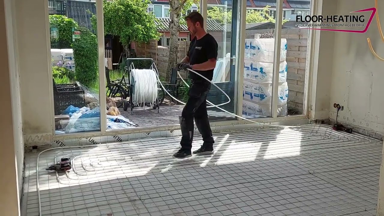 Vloerverwarming op krimpnetten.