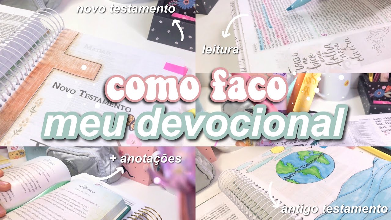 COMO FAÇO MEU DEVOCIONAL | Bíblia nova, anotações, como faço, perguntas