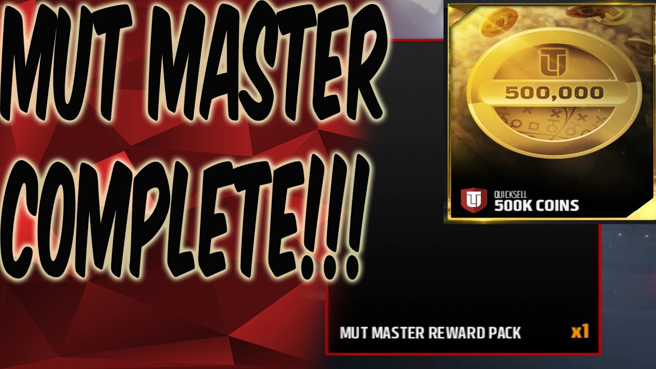 MUT MASTER COMPLETE!!! :: MADDEN 17 ULTIMATE TEAM PS4