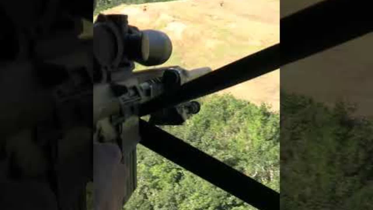 🇺🇸 US Top Snipers Shoot From Helicopter 💪 Incredible Accuracy #Shorts