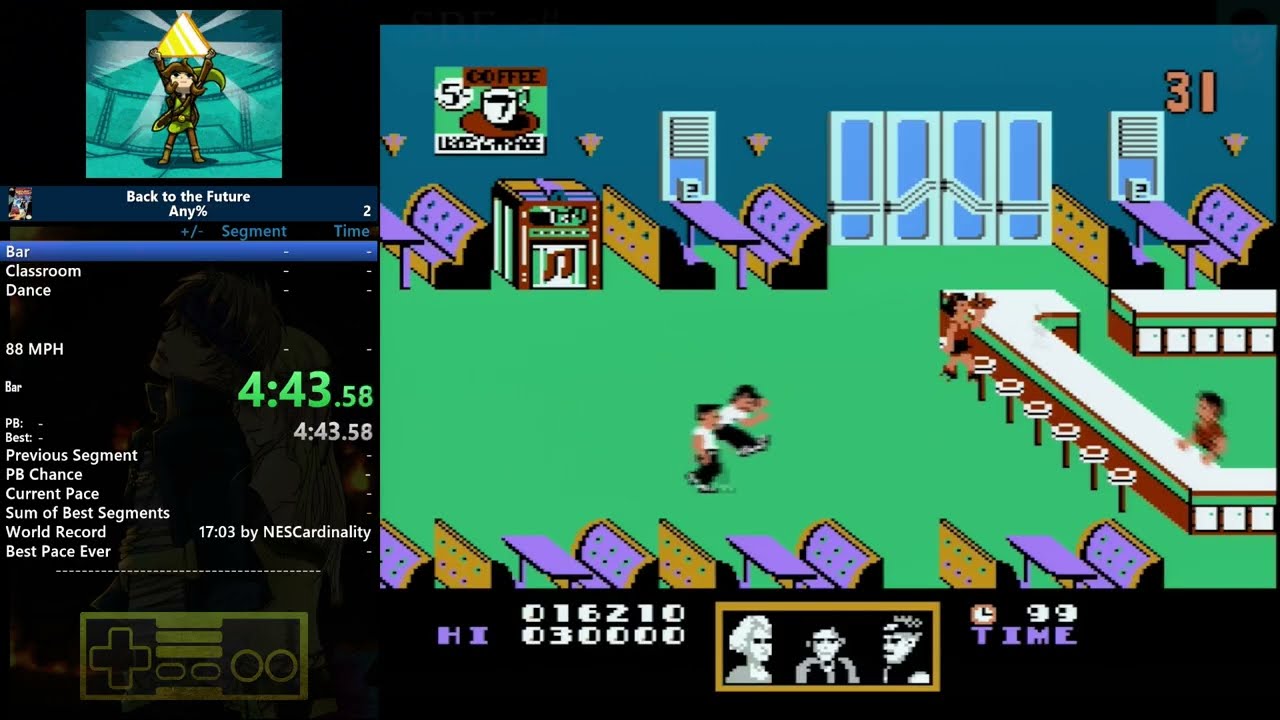 Back to the Future (NES) - Any% - 19:11