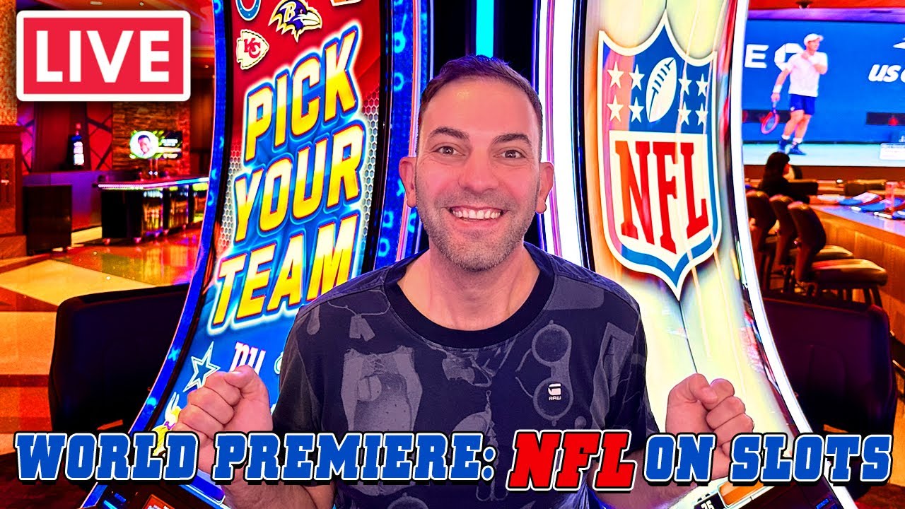 🏈 TWO WORLD PREMIERES: NFL Slot Machine & Top Dollar GRAND