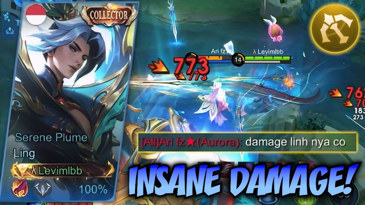 LING COLLECTOR INSANE DAMAGE BUILD MAKE IT EASIER FOR BEGINNER TO GET WINSTREAK WITH LING!!