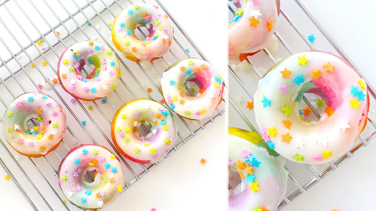 How to Make RAINBOW DOUGHNUTS | RECIPE