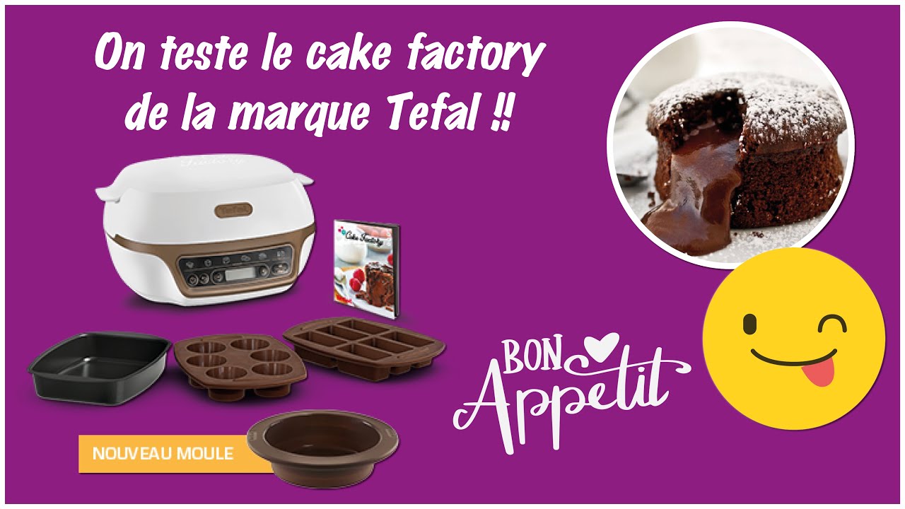 TEFAL | Cake Factory : recette du cœur coulant au chocolat !!