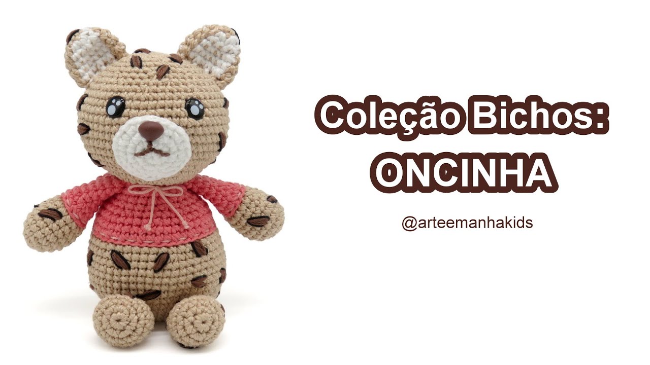 Coleção Bichos: Oncinha #14  -  por @ArteeManhaKids