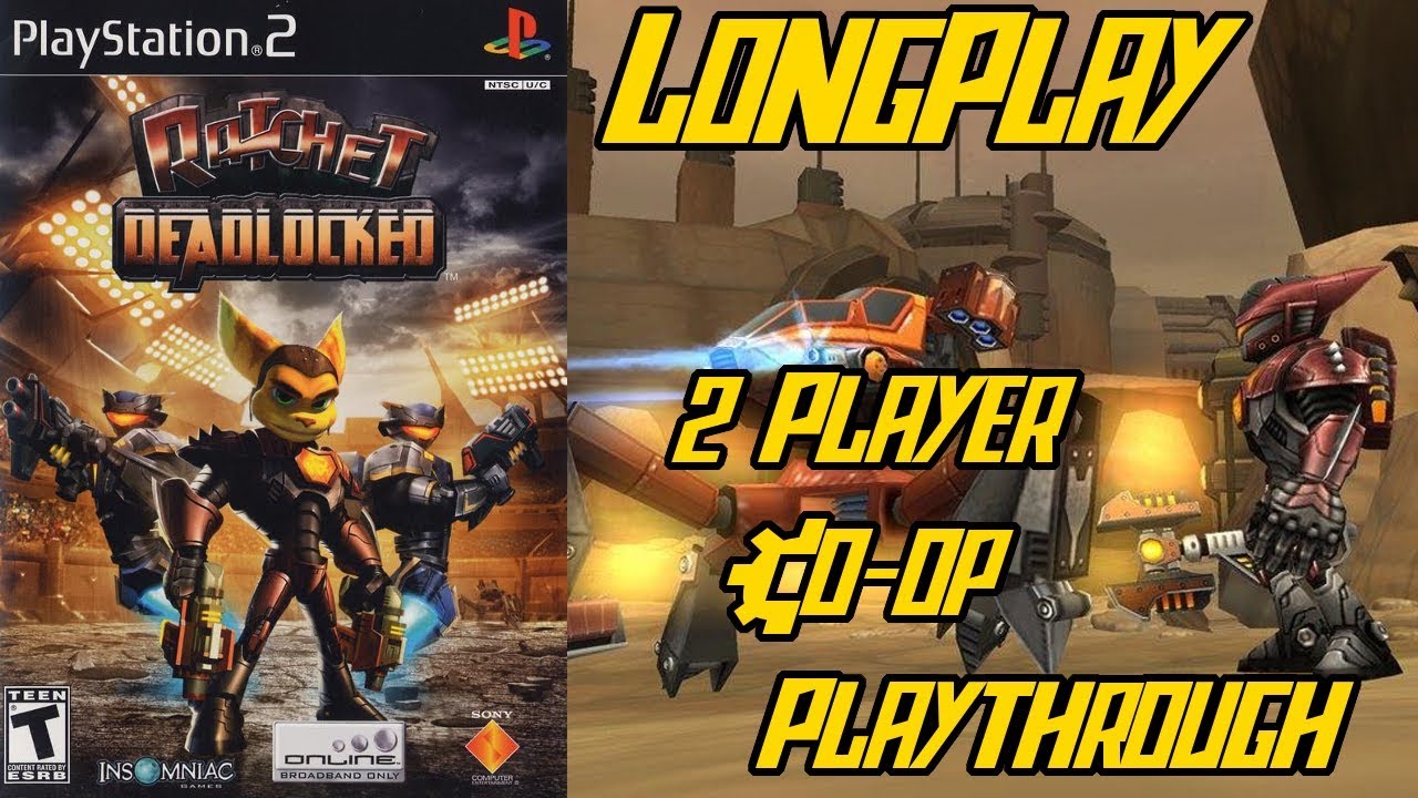 Ratchet: Deadlocked/Gladiator - Longplay 2 Player Split Screen Co-op Walkthrough (No Commentary) Ps2