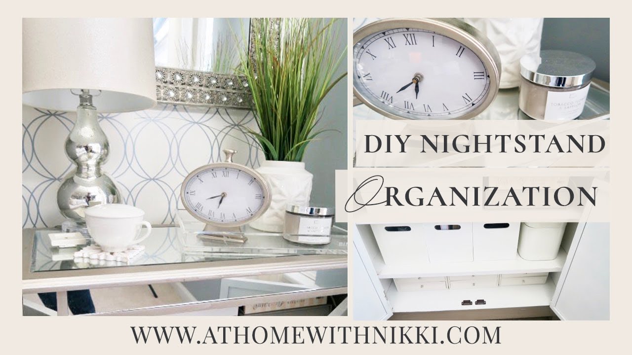 DIY NIGHTSTAND CABINET ORGANIZATION | How I Organize My Bedside Table