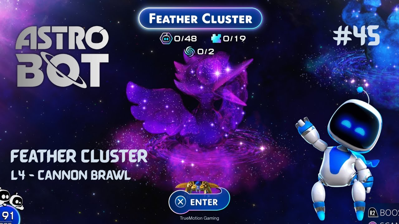 Astro Bot Cannon Brawl – 100% Collectibles (No Commentary) | TrueMotion Gaming