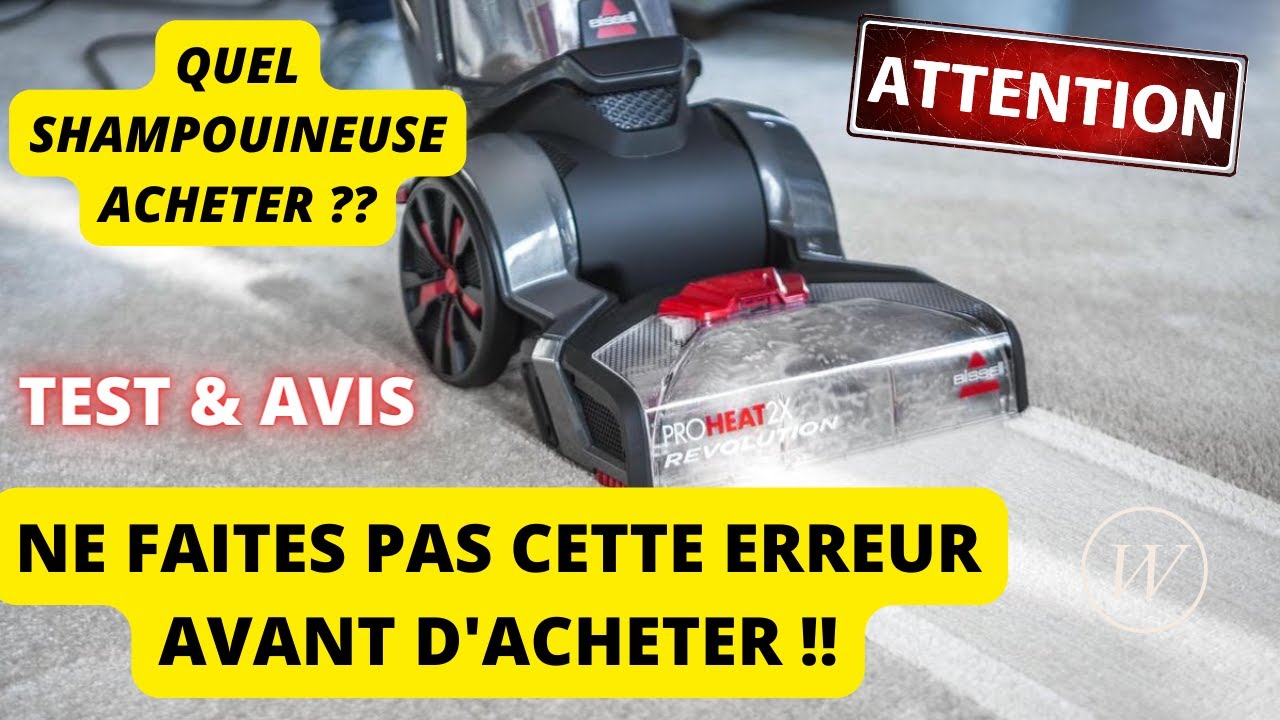 Comment BIEN Choisir sa SHAMPOUINEUSE 2022. TOP 2 Meilleur Lidl  SILVERCREST K&auml;rcher BISSELL TEST