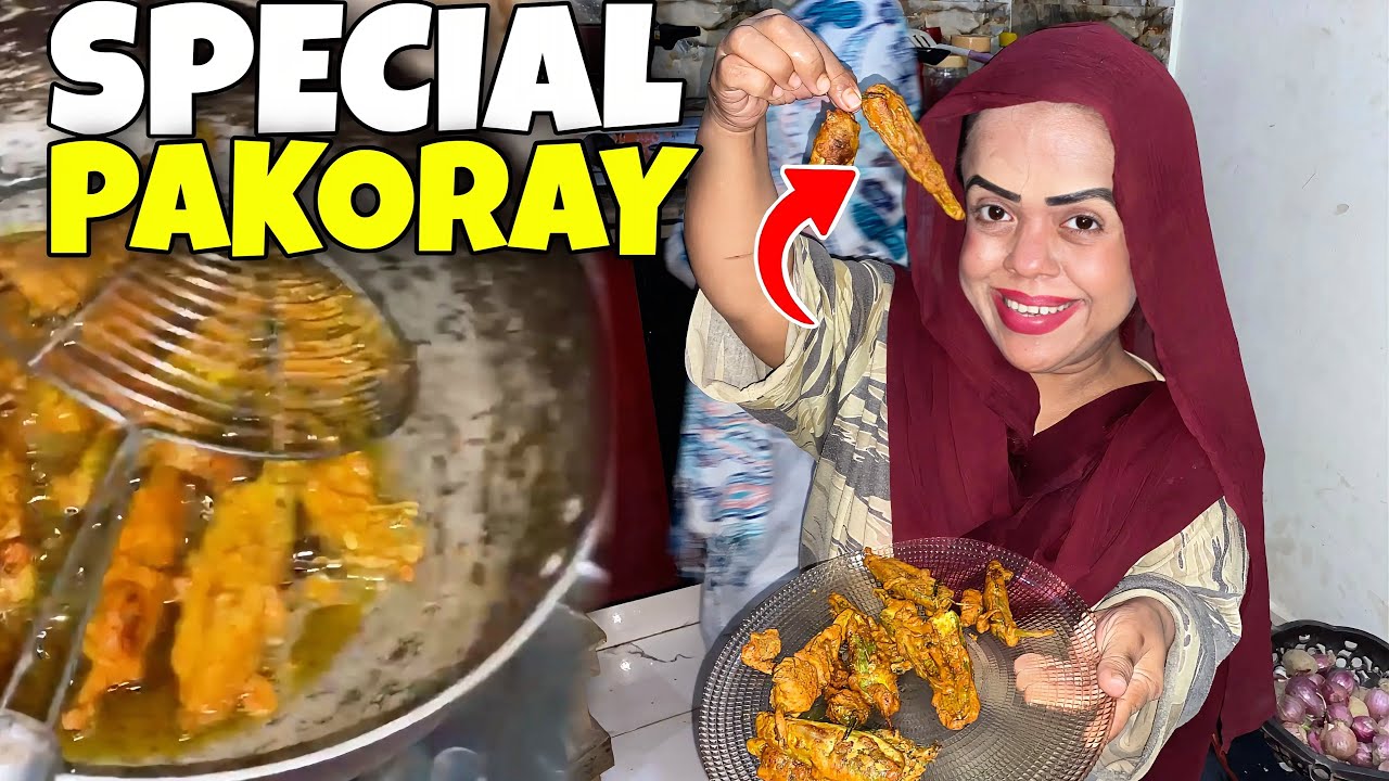 Sardiyon ka Khana Pakora | Sanober choti vlog 