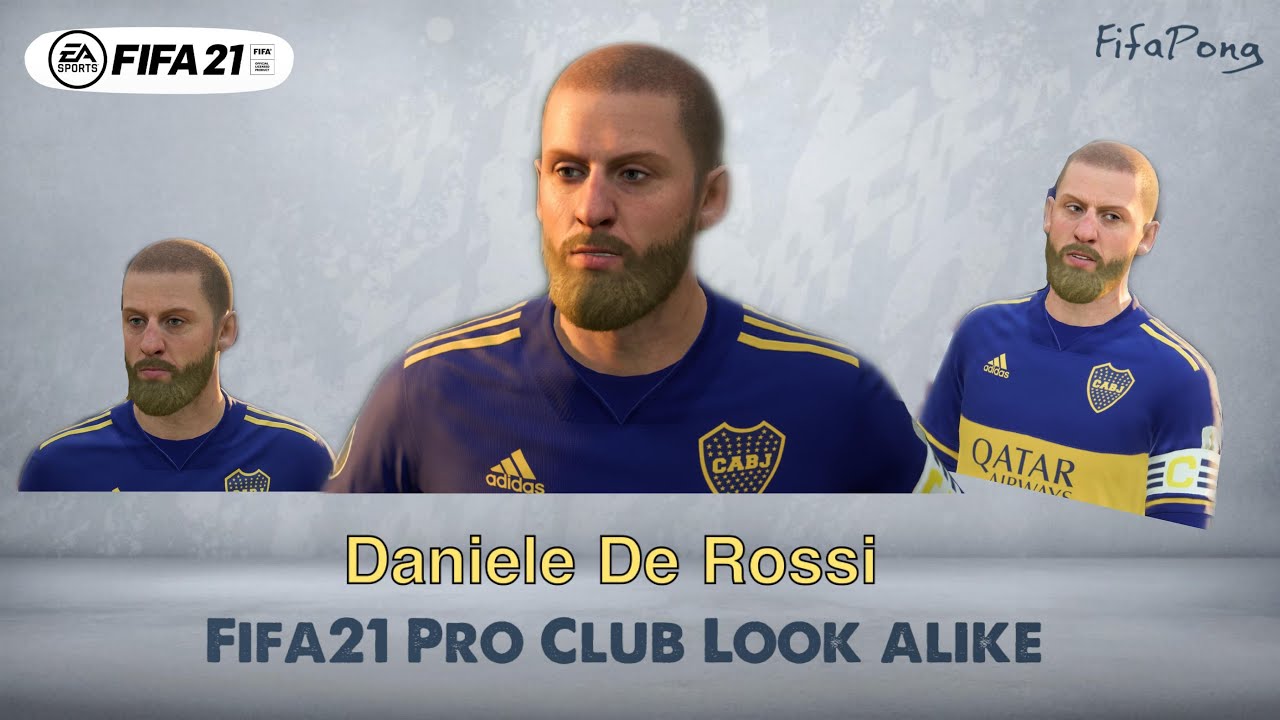 FIFA 21 faces Virtual Pro club look alike Daniele De Rossi // Boca Juniors // Italy