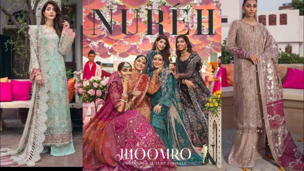 NUREH | Nureh Jhoomro unstitch  luxury collection 2021