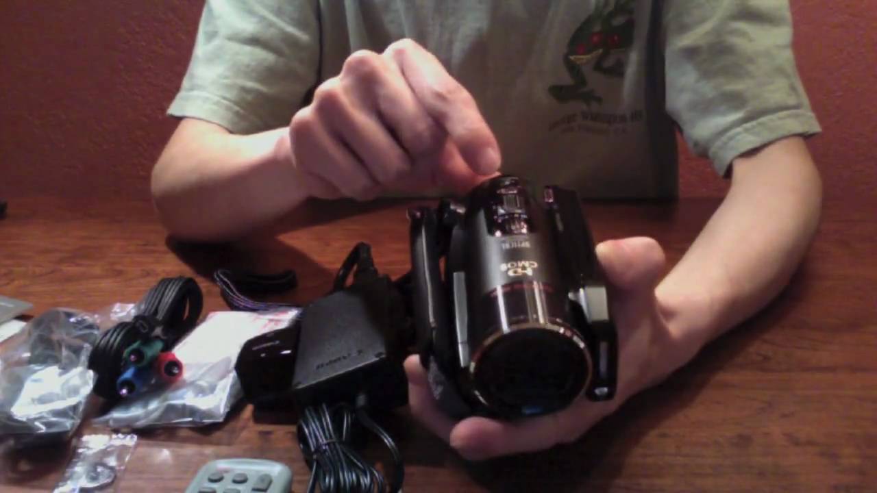 Unboxing Canon Vixia HF20 Camcorder