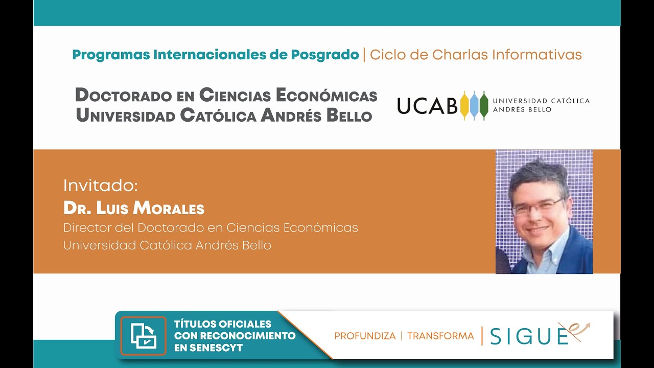 CHARLA INFORMATIVA | DOCTORADO EN CIENCIAS ECONÓMICAS