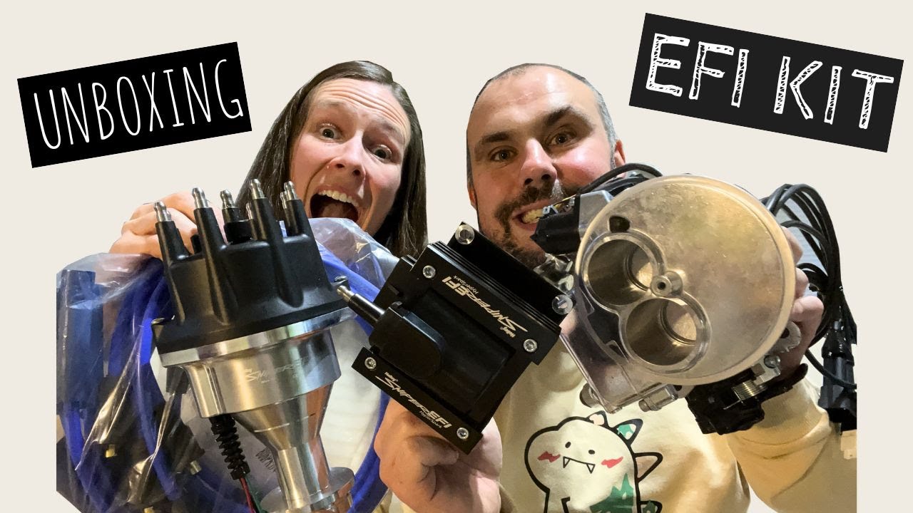 BECOMING A RACING RV! Unboxing Holley Sniper Electronic Fuel Injection (EFI) Kit for Clark Cortez RV