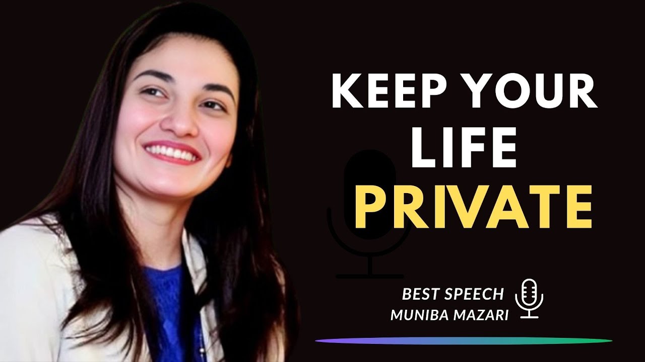 Stop Sharing Everything – Muniba Mazari