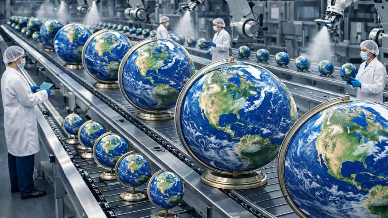 Inside the World&rsquo;s Largest Globe Factory &ndash; From Raw Parts to Perfect Globes (Full Process)