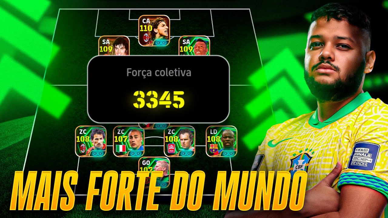 UM DOS TIMES MAIS FORTES DO MUNDO no Efootball Mobile
