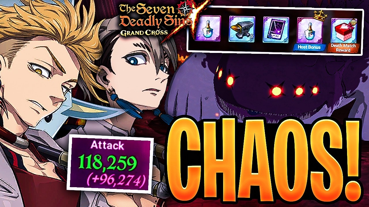 I Cleared CHAOS Indura With ENJIN & ZANKA! BEST HUMAN TEAM?! | Seven Deadly Sins: Grand Cross
