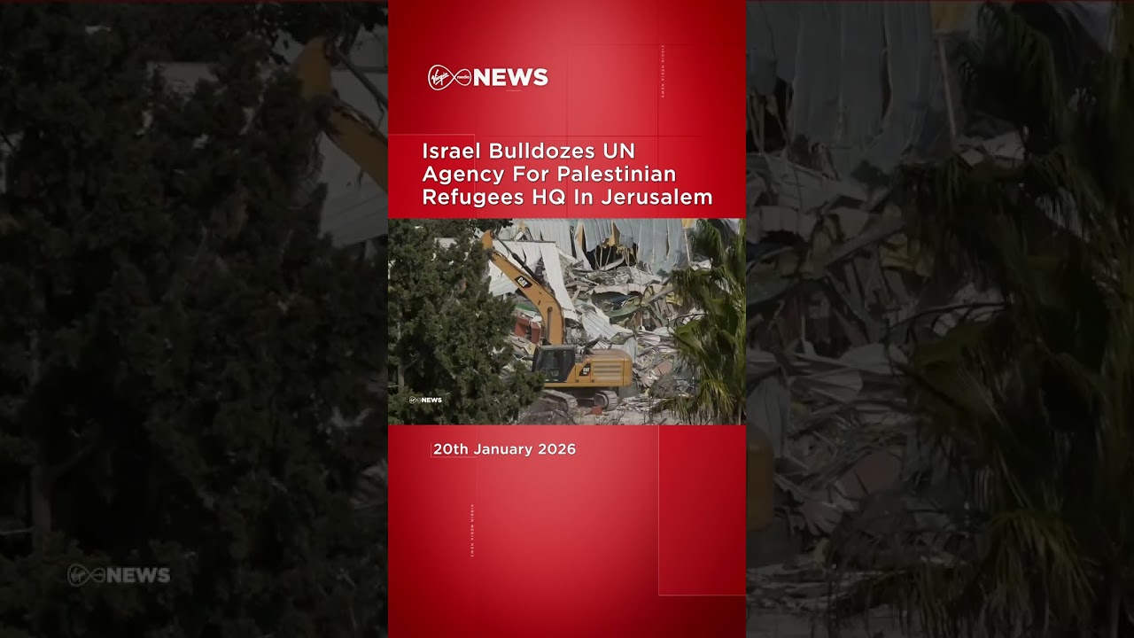 Israel Bulldozes UN Agency For Palestinian Refugees HQ In Jerusalem