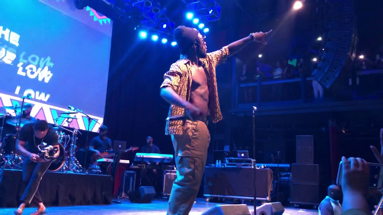 Burna Boy “On The Low” live at the Fillmore 4-3-19