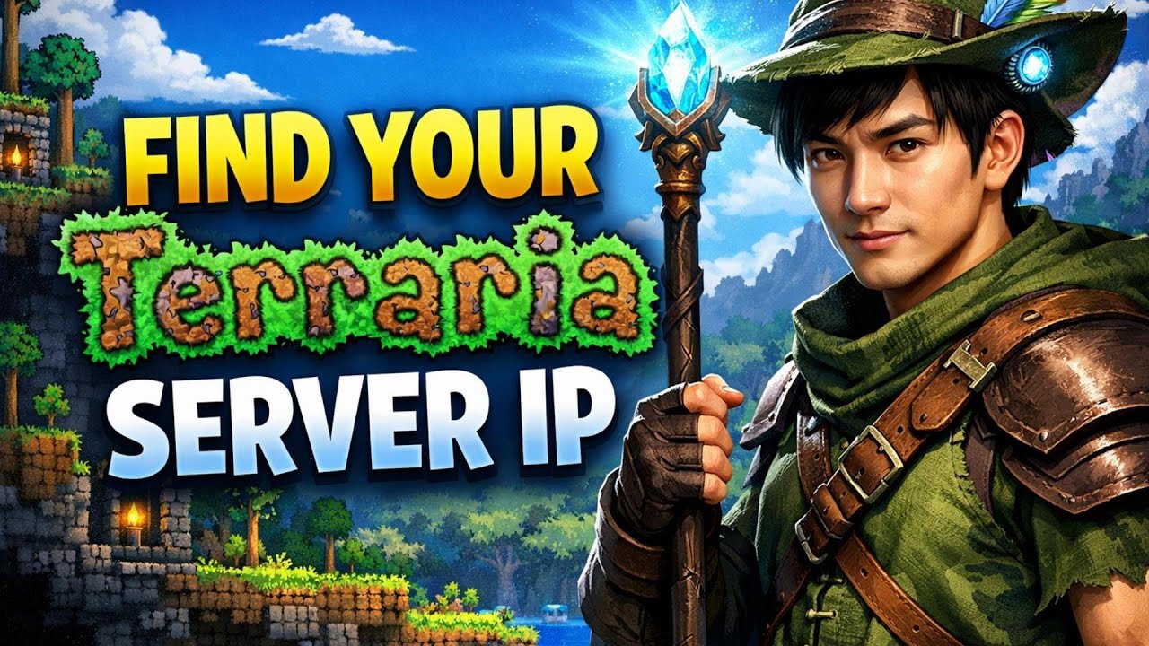 How to FIND YOUR Terraria SERVER IP (Step by Step)