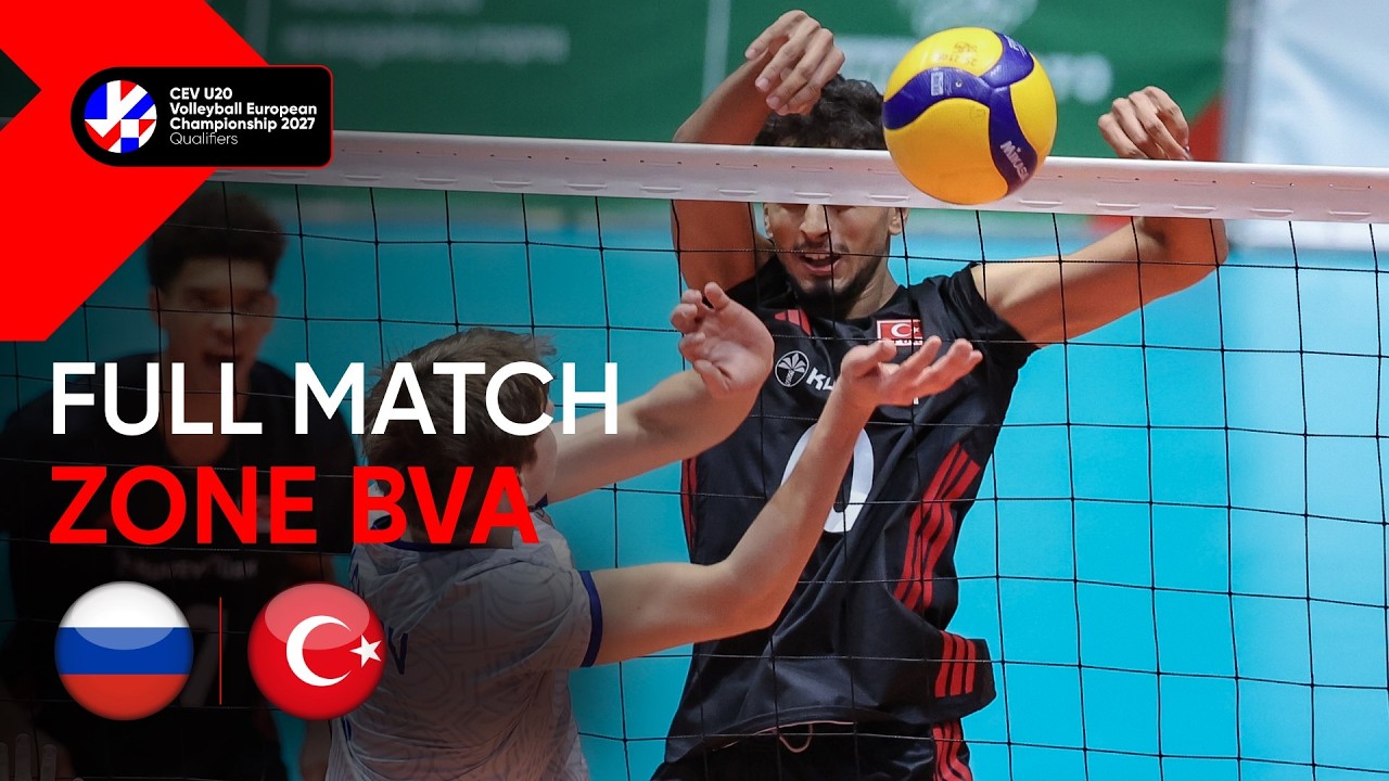 Full Match | Russia vs. T&uuml;rkiye | CEV U20 EuroVolley 2027 | Men | Qualifiers