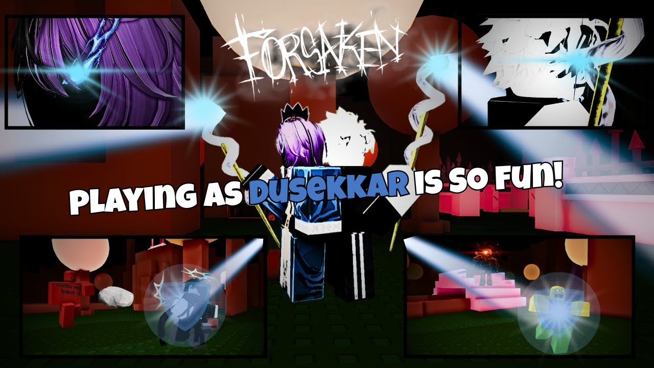 Playing as Dusekkar is So fun! (#forsaken) (#roblox) (FT@SoyedSauceX )