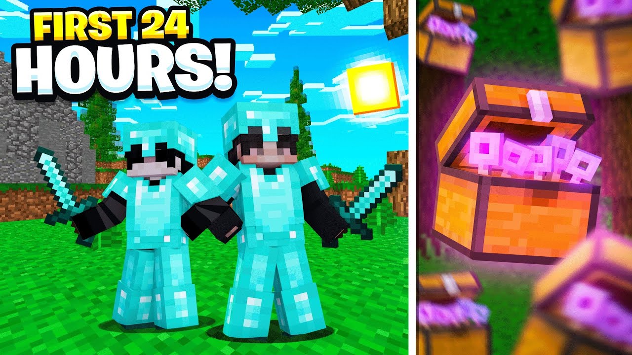 OUR INSANE FIRST 24 HOURS OF THE MAP! | Minecraft Factions | TheArchon Onyx [1]