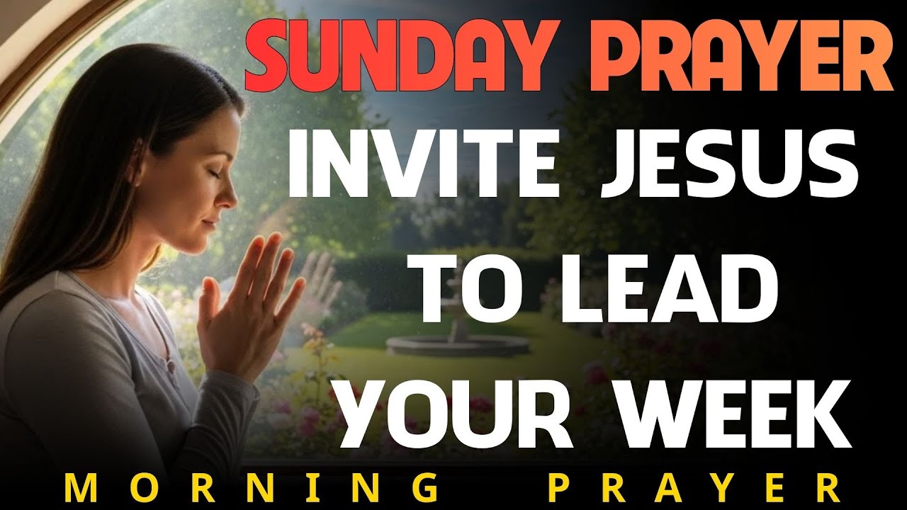 Command Your Week, Invite Jesus Into Your Week And See Blessings Overflow | Morning Prayer