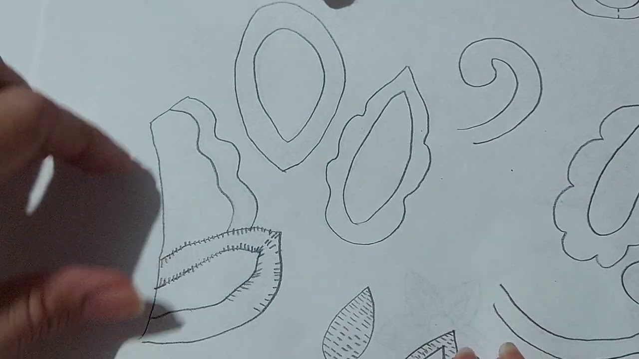Como darle continuidad al dibujo para realizar la puntada de Zurcido