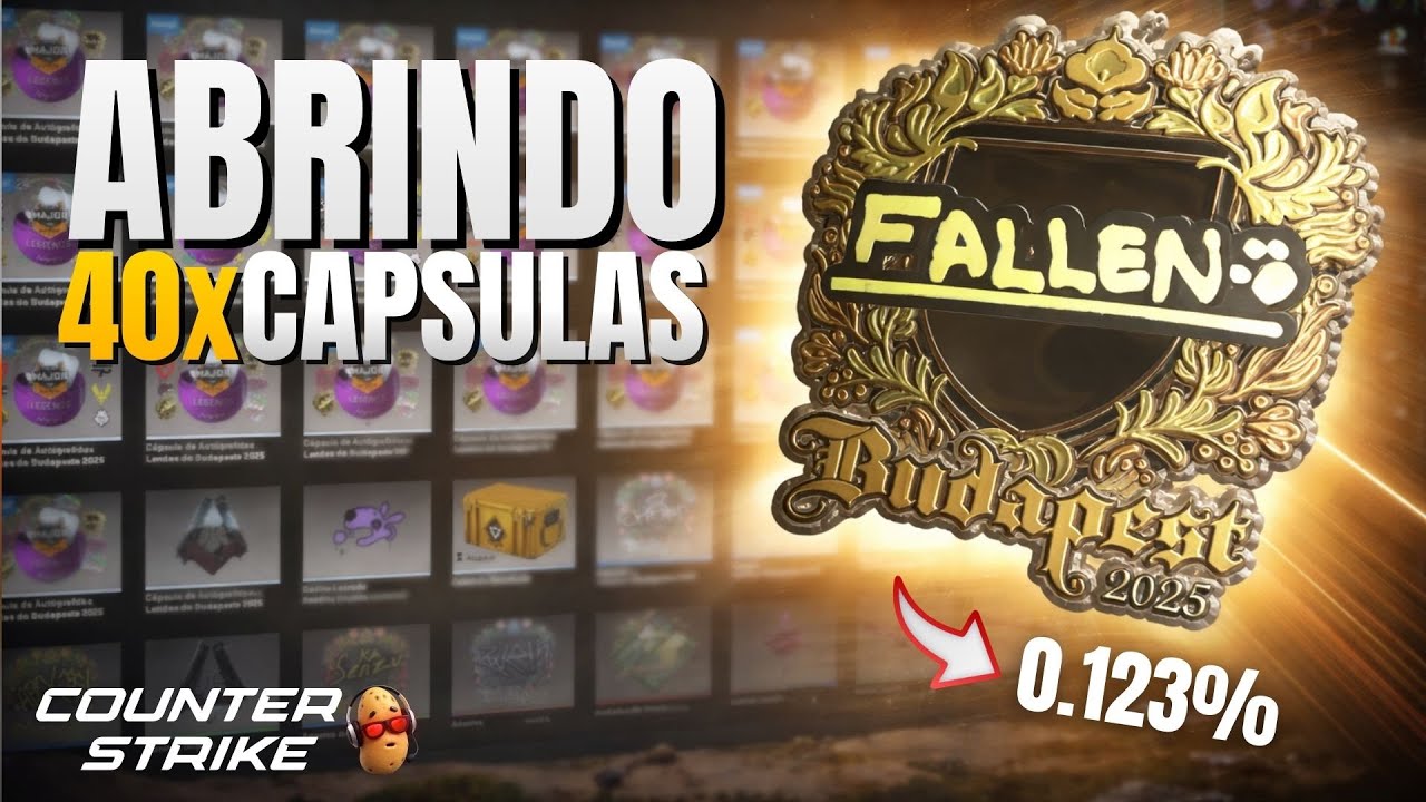 ABRI 40 CÁPSULAS DO MAJOR …(Consegui o adesivo do fallen?)