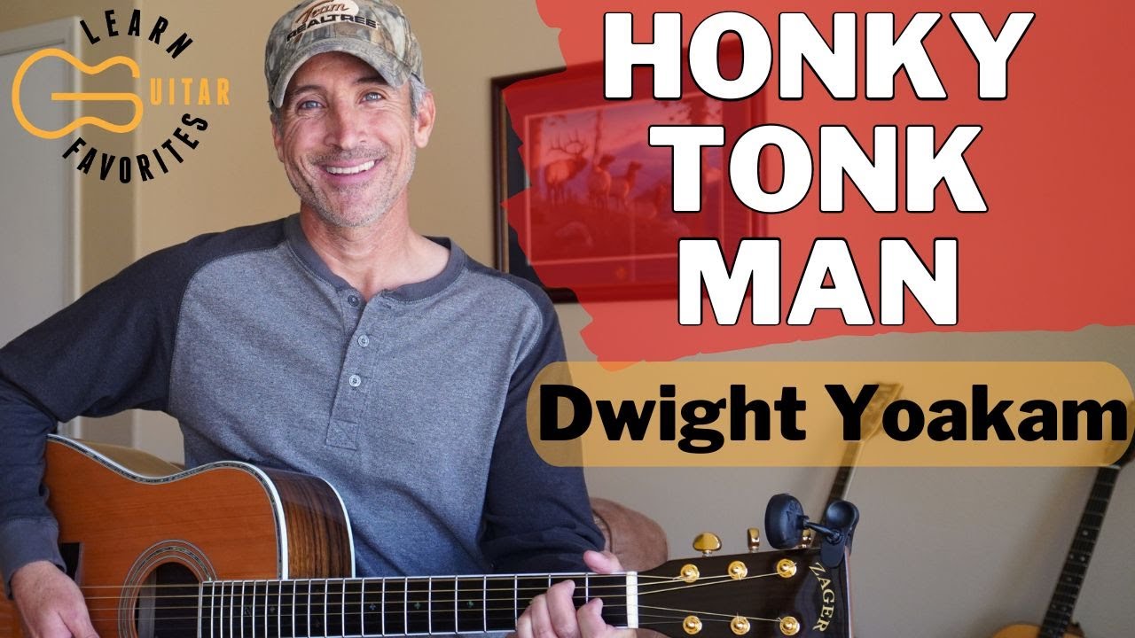 Honky Tonk Man — Дуайт Йокам | Урок игры на гитаре в стиле 80-х