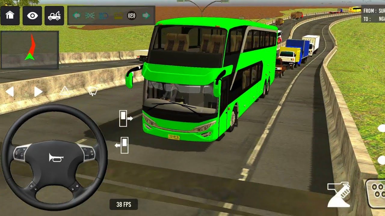 Euro coach bus simulator 🚌😍 newcoach bus simulator part- 1 Androidgameplay