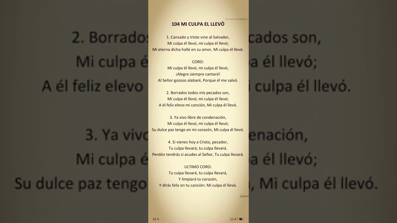104 MI CULPA ÉL LLEVÓ