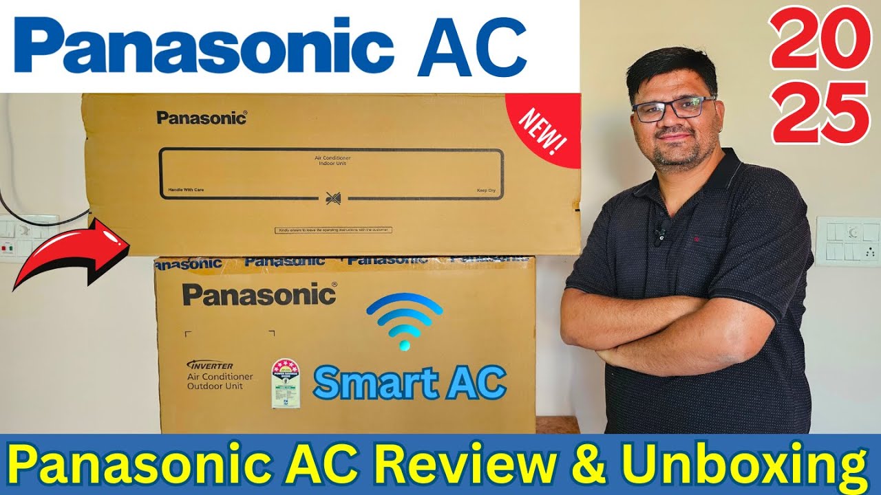 Panasonic AC 2025 ⚡ Panasonic 1.5 Ton AC Unboxing 2025 ⚡ Panasonic AC Review & Installation 2025