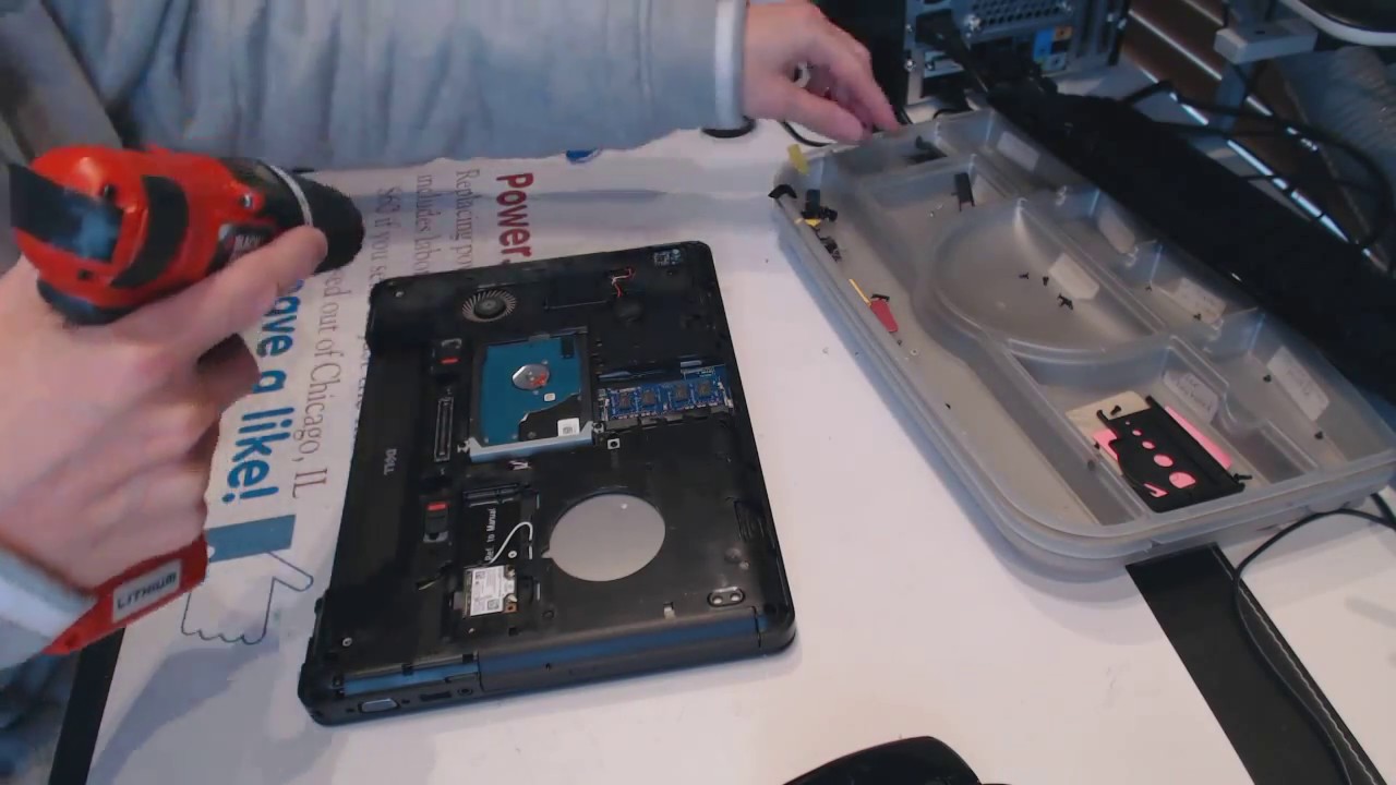 Dell latitude e5440 Laptop repair fix power jack problems broken dc socket disassembly guide