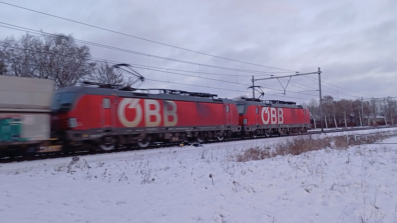 3/1/26:👌OBB 1293 197+1293 192+TKS-kolentrein komen door Hegelsom ri Venlo e.v.