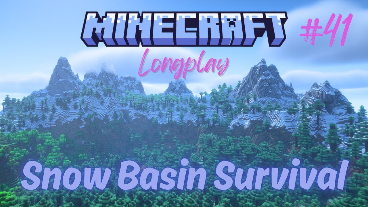 Snow Basin Survival #41 Minecraft Longplay Series No Commentary